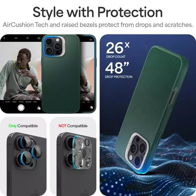 Spigen Cyrill Kajuk MagSafe iPhone 16 Pro Max Case - Green 13