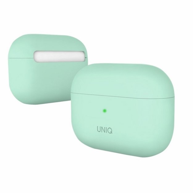 Uniq Lino Silicone case for AirPods Pro - mint 1