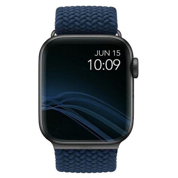 Uniq Aspen Braided Strap for Apple Watch 1/2/3/4/5/6/7/8/SE/SE2 40/38/41mm - Blue 3