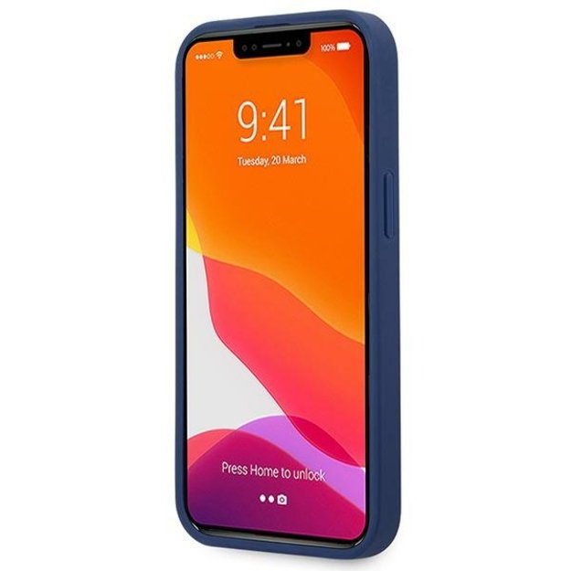 US Polo USHCP13XSFGV iPhone 13 Pro Max 6,7  granatowy/navy Silicone Collection 4