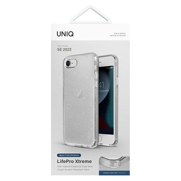 Uniq LifePro Xtreme case for iPhone 7 / 8 / SE 2020 / SE 2022 - transparent silver 4