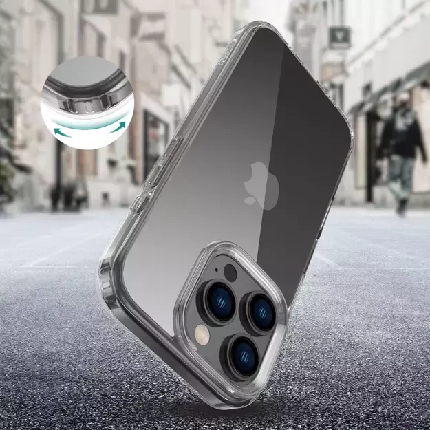 Tech-Protect FlexAir Hybrid Case for iPhone 16 Pro - Clear 5