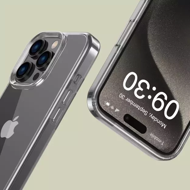 Tech-Protect FlexAir Hybrid Case for iPhone 16 Pro - Clear 6