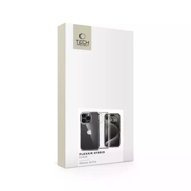Tech-Protect FlexAir Hybrid Case for iPhone 16 Pro - Clear 7