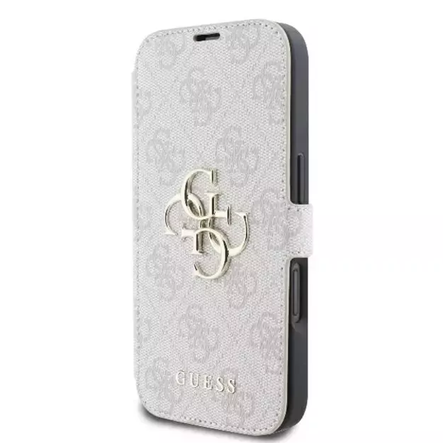Guess 4G Metal Logo iPhone 16 Plus Case - Pink 8