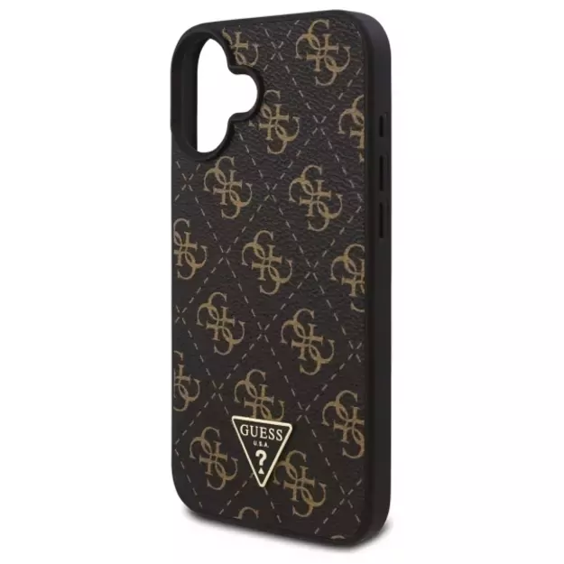 Guess New 4G Triangle Case for iPhone 16 6.1&quot  - Black 4