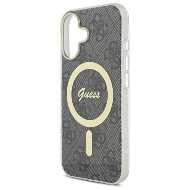 Guess IML 4G MagSafe iPhone 16 Case - Black 1