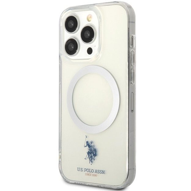 US Polo USHMP15XUCIT iPhone 15 Pro Max 6.7  transparent MagSafe Collection 1