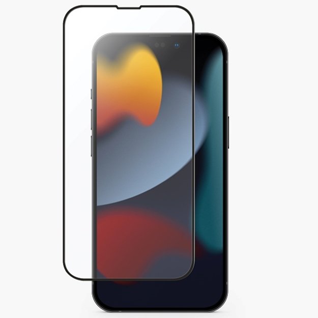 Uniq Optix Matte frosted tempered glass for iPhone 14 / 13 / 13 Pro with applicator 1