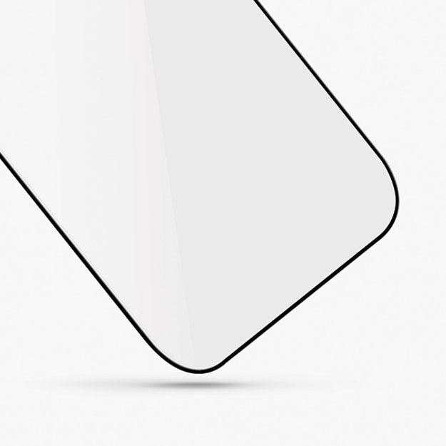 Uniq Optix Matte frosted tempered glass for iPhone 14 / 13 / 13 Pro with applicator 3