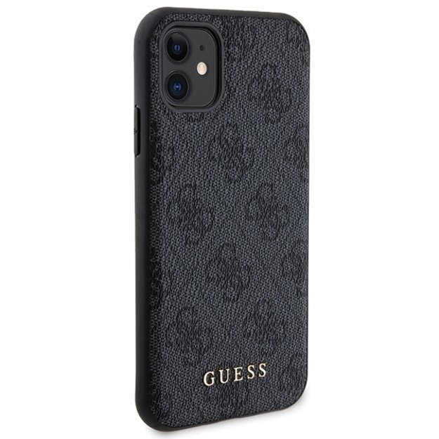 Guess 4G Metal Logo case set for iPhone 11 + 5000mAh MagSafe power bank - black 3