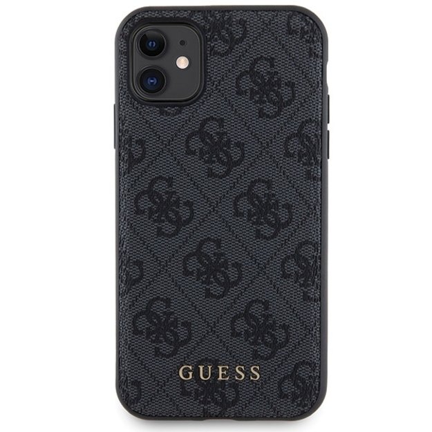Guess 4G Metal Logo case set for iPhone 11 + 5000mAh MagSafe power bank - black 2