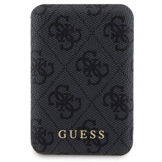 Guess 4G Metal Logo case set for iPhone 11 + 5000mAh MagSafe power bank - black 7