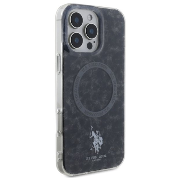 US Polo IML Ring MagSafe iPhone 16 Pro Case - Black 3