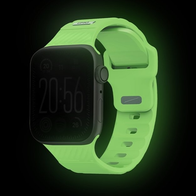 Uniq Stride SE Apple Watch strap 49/46/45/44mm FKM Rubber Strap lume 7