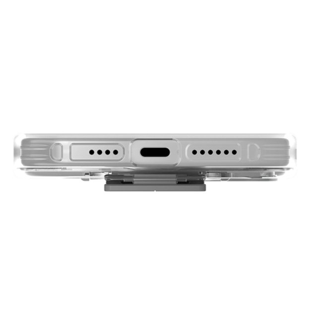 Uniq case Heldro Mount with Stand iPhone 15 Pro 6.1&quot  transparent/lucent clear 3