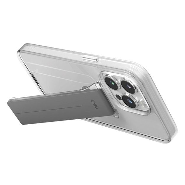 Uniq case Heldro Mount with Stand iPhone 15 Pro 6.1&quot  transparent/lucent clear 2