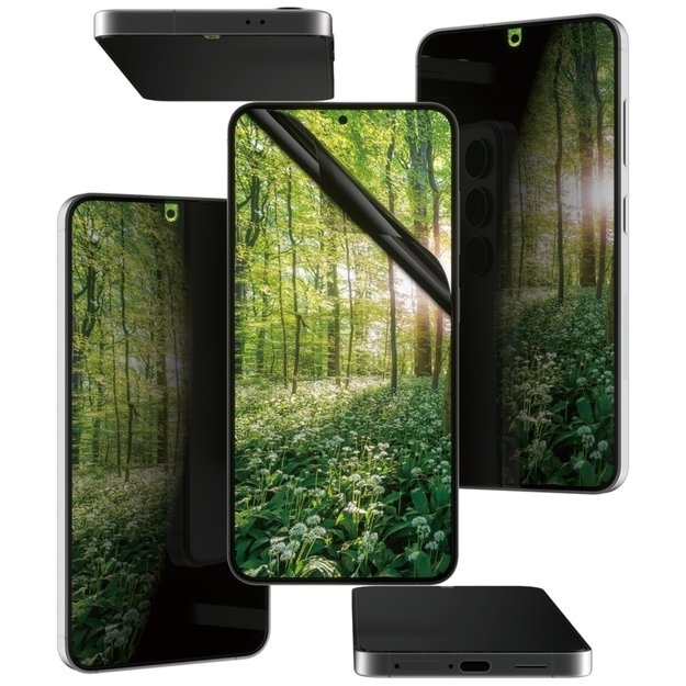 PanzerGlass Eco Matrix Ultra-Wide Fit Privacy Glass for Samsung Galaxy S25 1