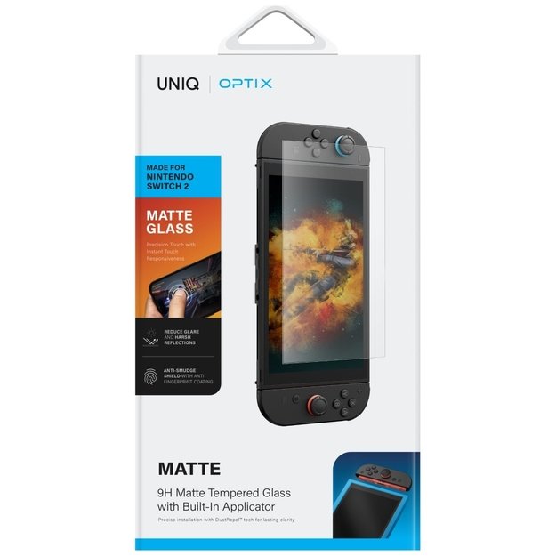 Uniq Optix Matte Glass for Nintendo Switch 2 2