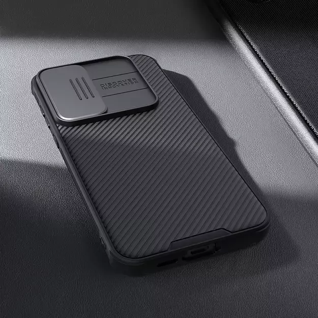 Nillkin CamShield Pro Case for Samsung Galaxy A55 with Camera Cover - Black 11