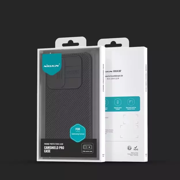 Nillkin CamShield Pro Case for Samsung Galaxy A55 with Camera Cover - Black 5