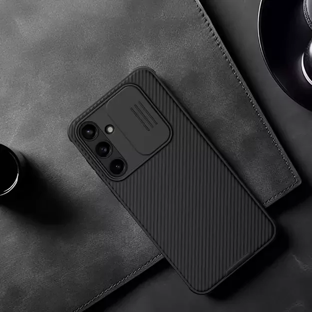 Nillkin CamShield Pro Case for Samsung Galaxy A55 with Camera Cover - Black 2