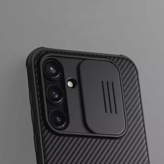 Nillkin CamShield Pro Case for Samsung Galaxy A55 with Camera Cover - Black 1