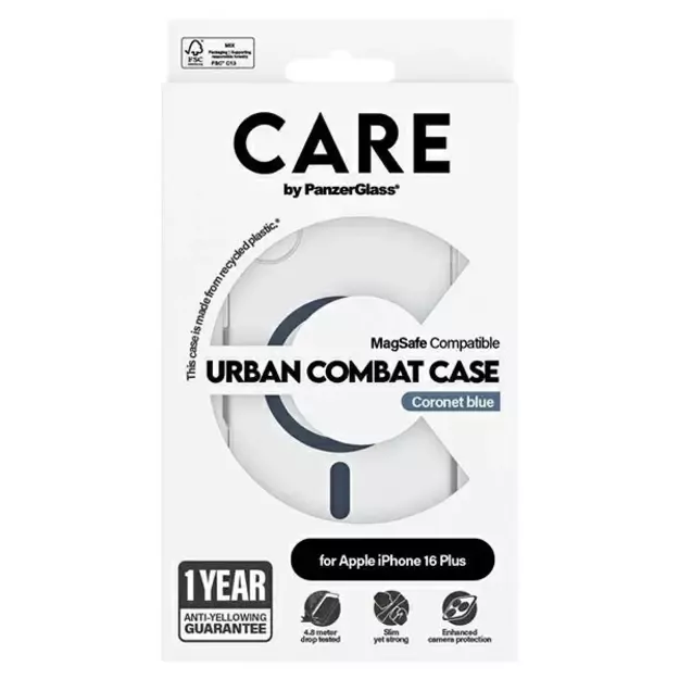 CARE by PanzerGlass Flagship Case iPhone 16 Plus 6.7&quot  blue/blue MagSafe 1367 3
