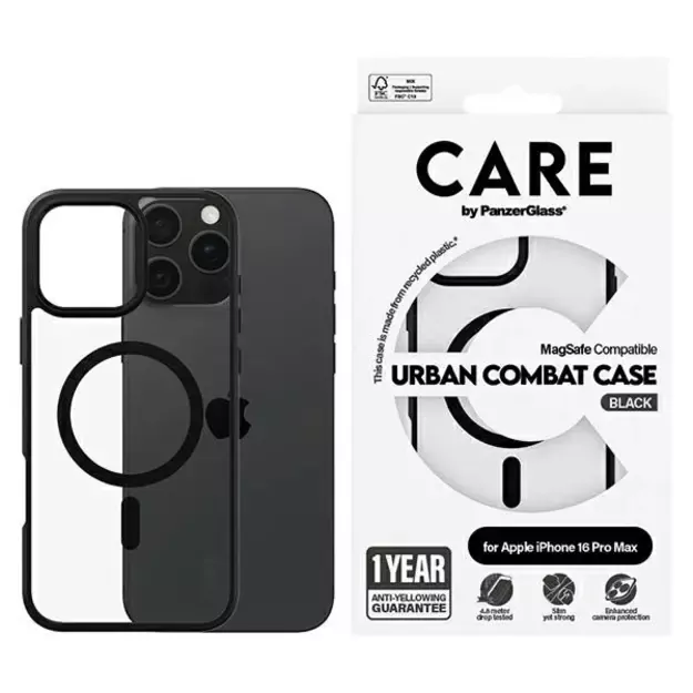 CARE by PanzerGlass Flagship Urban Case iPhone 16 Pro Max 6.9&quot  MagSafe 1360