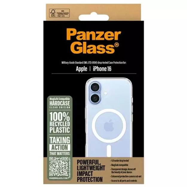 PanzerGlass HardCase iPhone 16 6.1&quot  white MagSafe 1291 3