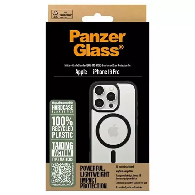 PanzerGlass HardCase iPhone 16 Pro 6.3&quot  black/black MagSafe 1302 6