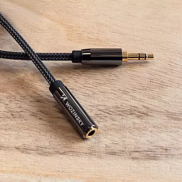 Wozinsky mini jack extension cable (female-male) AUX extension 3 m black 11