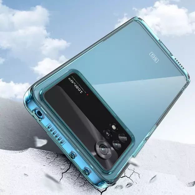 Outer Space Case for Xiaomi Poco X4 Pro 5G cover with a flexible frame black 7