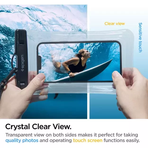 Spigen Aqua Shield A610 Case Waterproof Floating on Water - Transparent 4