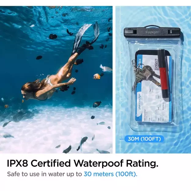 Spigen Aqua Shield A610 Case Waterproof Floating on Water - Transparent 5