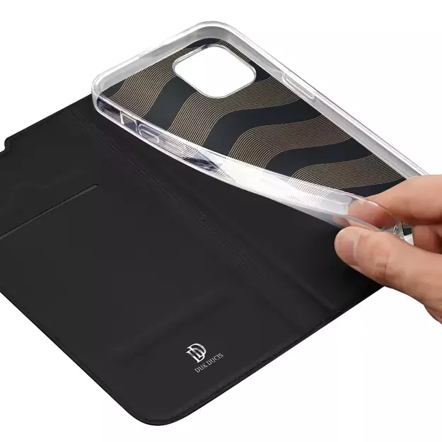 Dux Ducis Skin Pro Holster Flip Cover for iPhone 14 Plus black 10