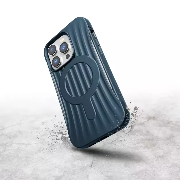 Raptic X-Doria Clutch Case iPhone 14 Pro with MagSafe back cover blue 3