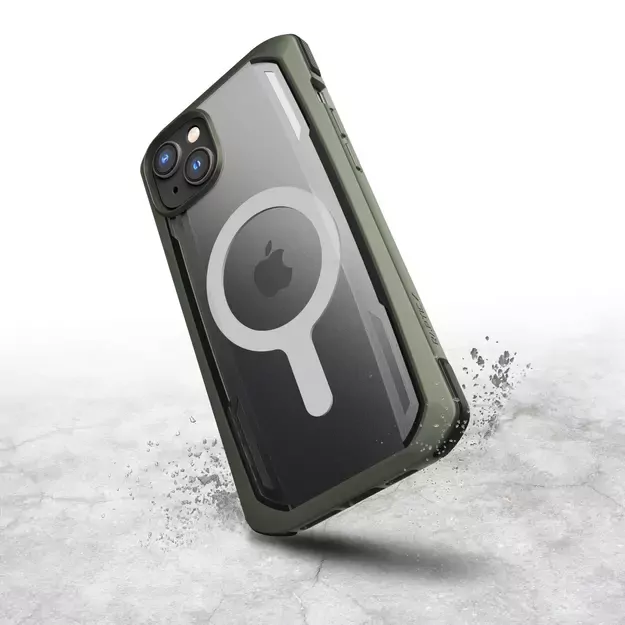 Raptic X-Doria Secure Case iPhone 14 Pro with MagSafe armored cover green 13