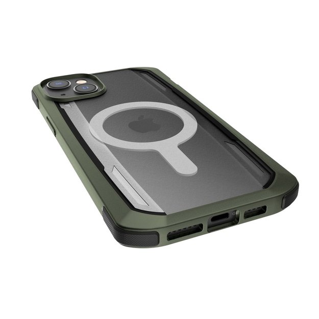 Raptic X-Doria Secure Case iPhone 14 Pro with MagSafe armored cover green 9