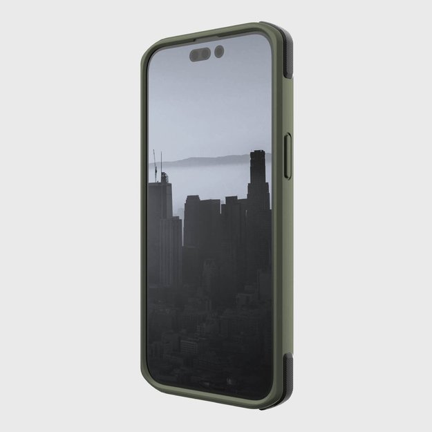 Raptic X-Doria Secure Case iPhone 14 Pro with MagSafe armored cover green 3