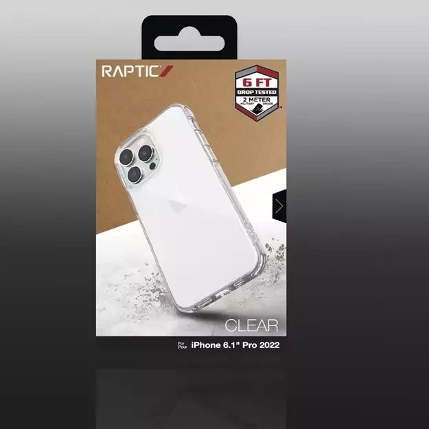 Raptic X-Doria Clear Case iPhone 14 Pro armored clear cover 2