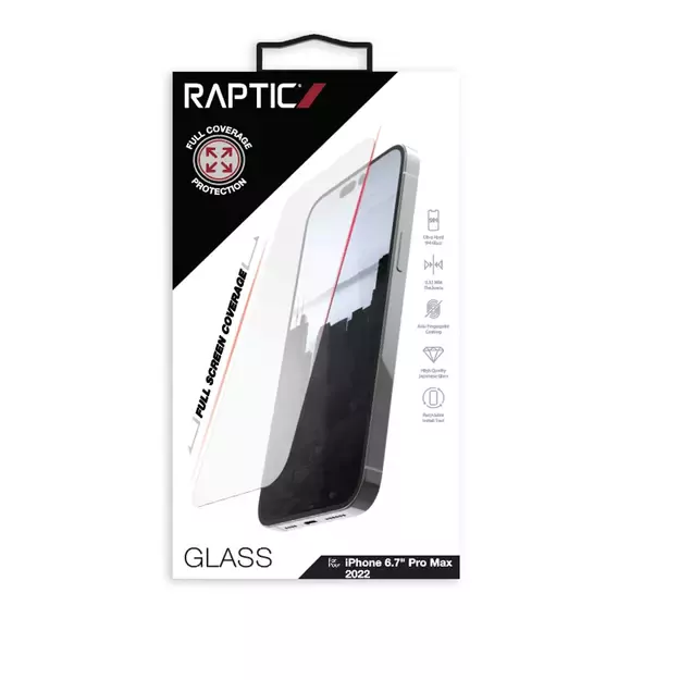 Raptic X-Doria Full Glass tempered glass iPhone 14 Pro Max for the entire screen 2