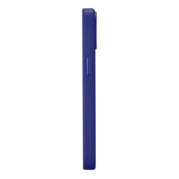 iCarer Litchi Premium Leather Case iPhone 14 Magnetic Leather Case with MagSafe Dark Blue (WMI14220709-DB) 39