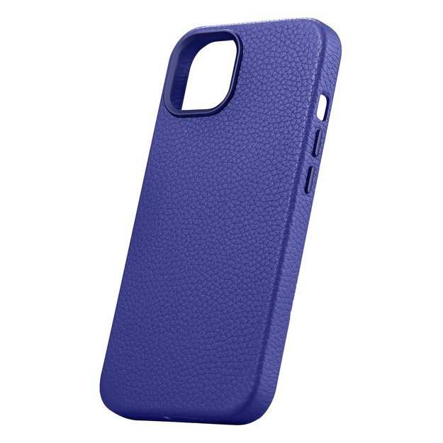 iCarer Litchi Premium Leather Case iPhone 14 Magnetic Leather Case with MagSafe Dark Blue (WMI14220709-DB) 40