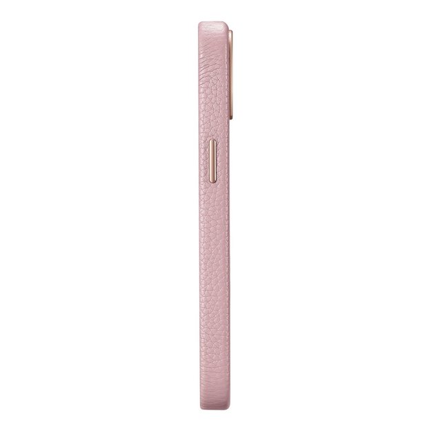 iCarer Litchi Premium Leather Case iPhone 14 Plus Magnetic Leather Case with MagSafe Pink (WMI14220711-PK) 27