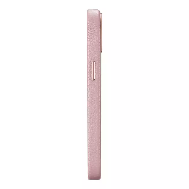 iCarer Litchi Premium Leather Case iPhone 14 Plus Magnetic Leather Case with MagSafe Pink (WMI14220711-PK) 6