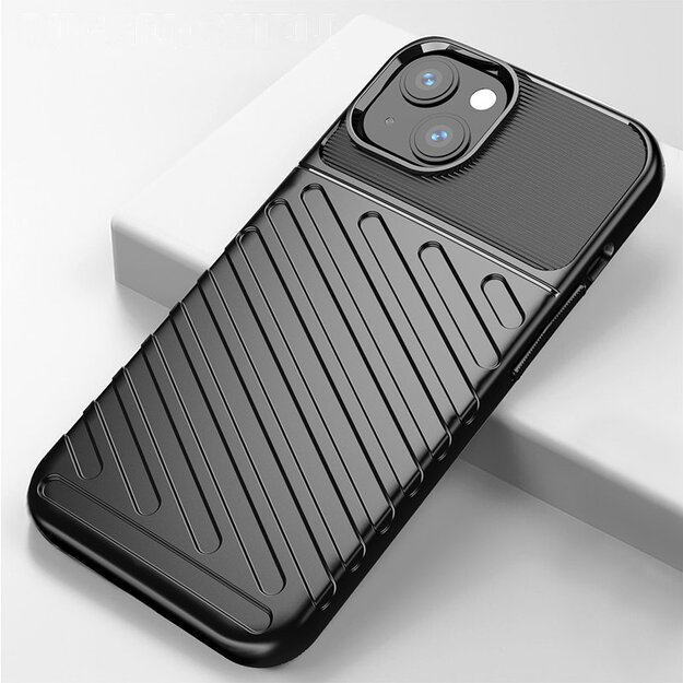 Thunder Case Flexible Tough Rugged Cover TPU Case for iPhone 13 mini green 26