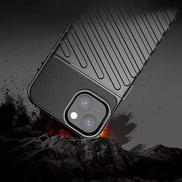 Thunder Case Flexible Tough Rugged Cover TPU Case for iPhone 13 mini green 6