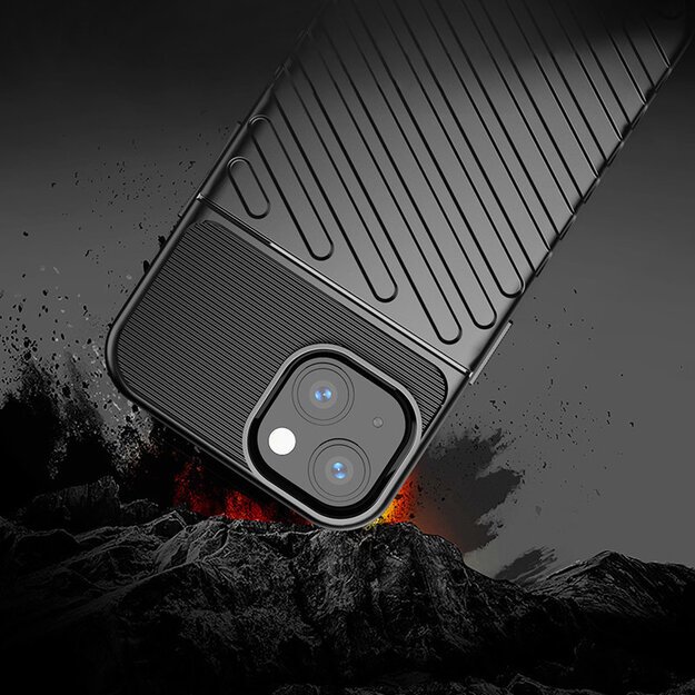 Thunder Case Flexible Tough Rugged Cover TPU Case for iPhone 13 mini green 19