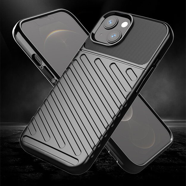 Thunder Case Flexible Tough Rugged Cover TPU Case for iPhone 13 mini green 16